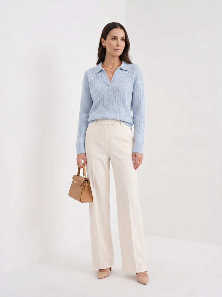 Charlotte | Cable Knit Oversized Sweater for Women