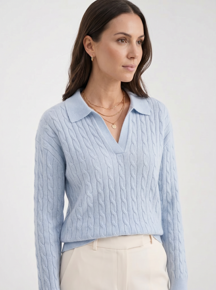 Charlotte | Cable Knit Oversized Sweater for Women