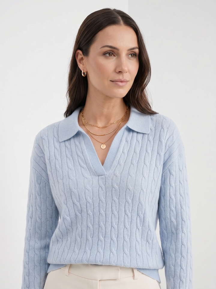 Charlotte | Cable Knit Oversized Sweater for Women