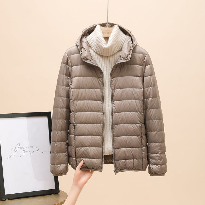 Carol | Cropped Hooded Quilted Jacket for Women