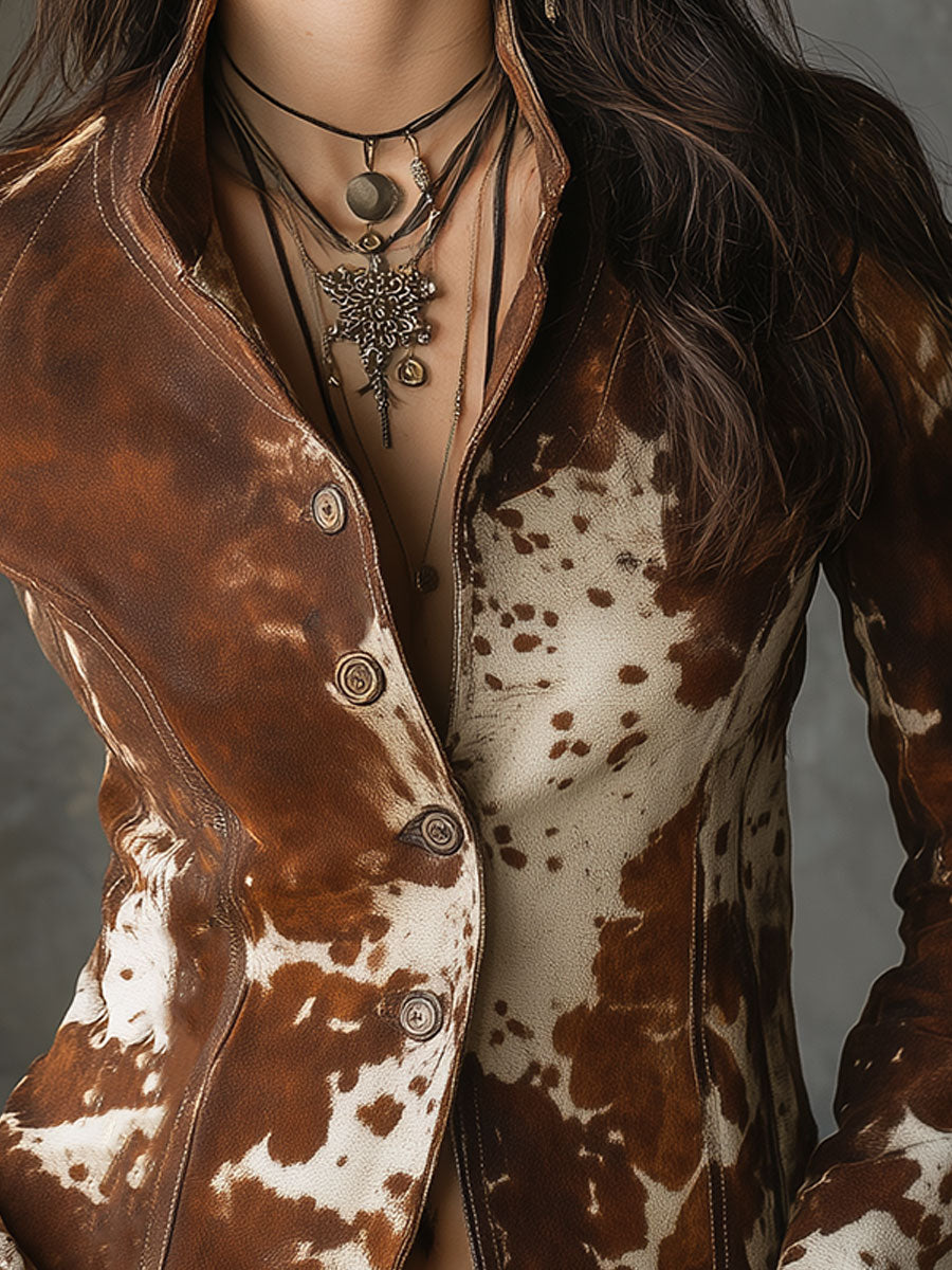 Sophia | Brown Suede Jacket for Women