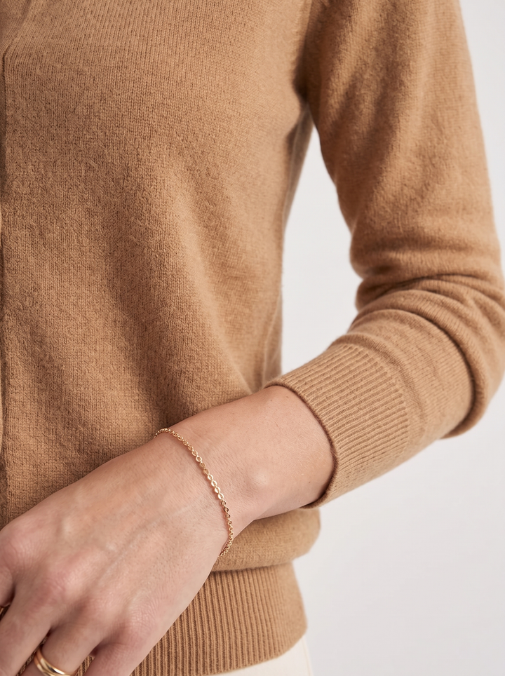 Amelia | Wool Polo Collar Cardigan for Women