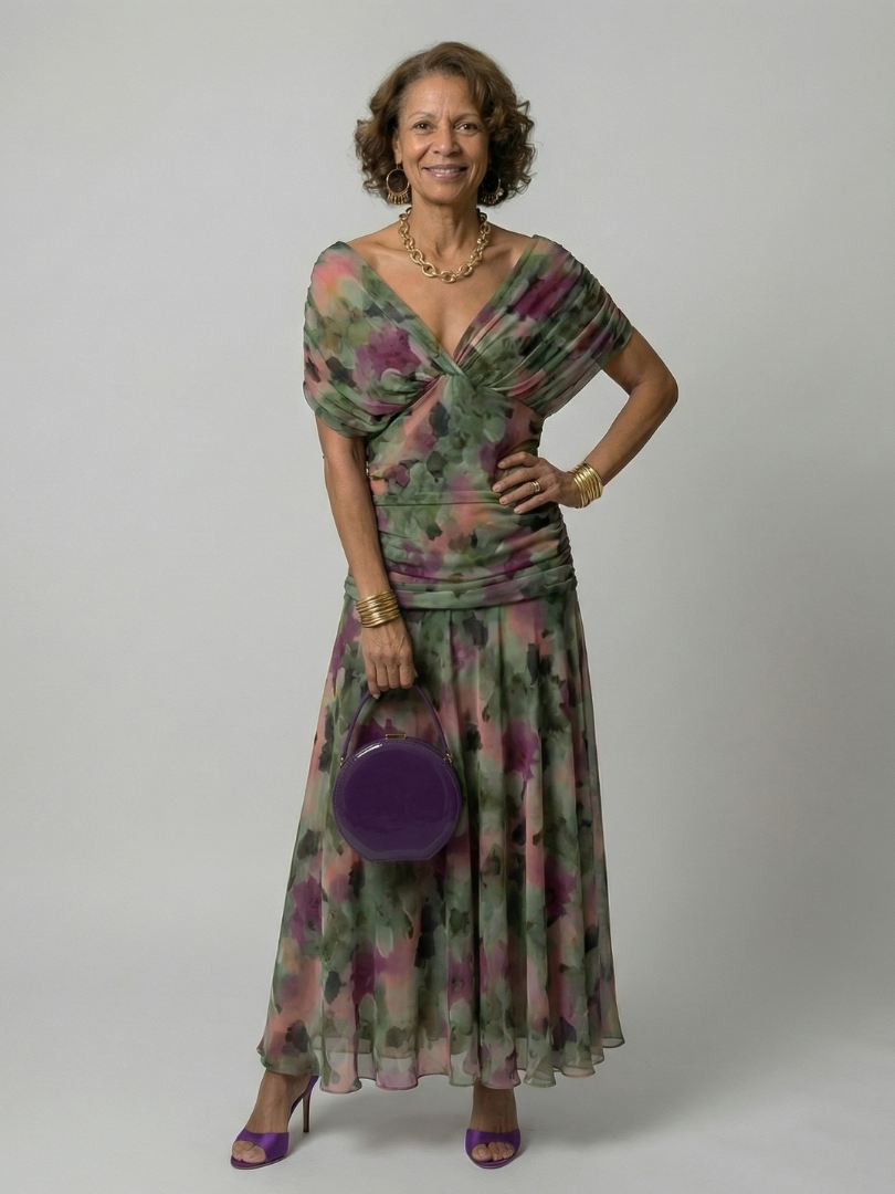 Elegant Midi Dress Women – Off-Shoulder Bodycon