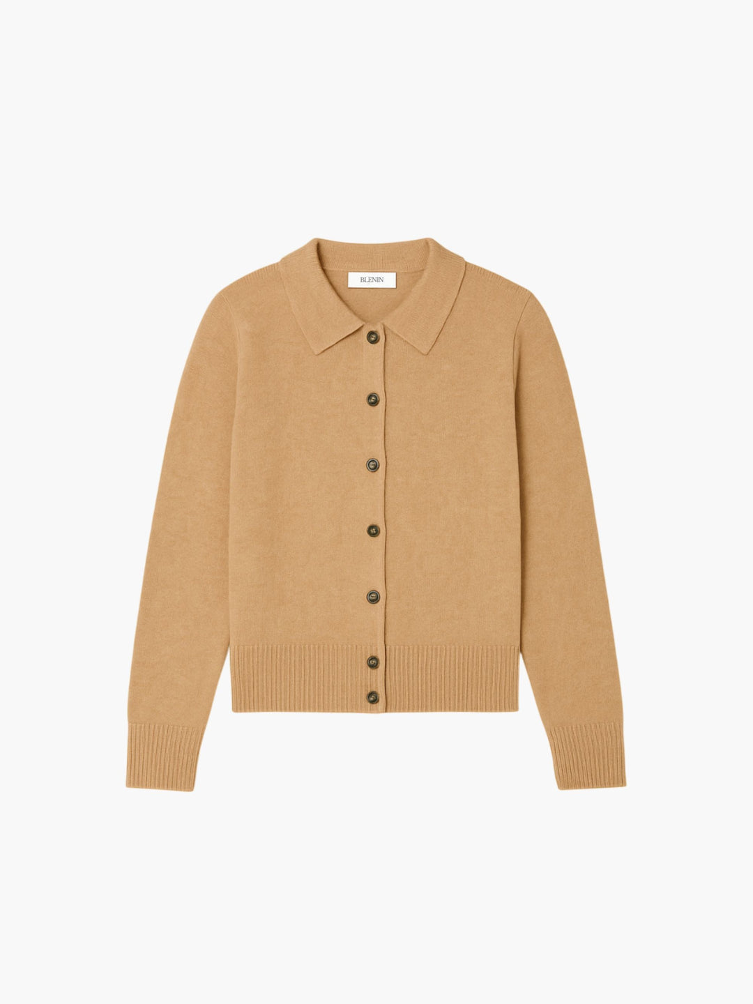 Amelia | Wool Polo Collar Cardigan for Women