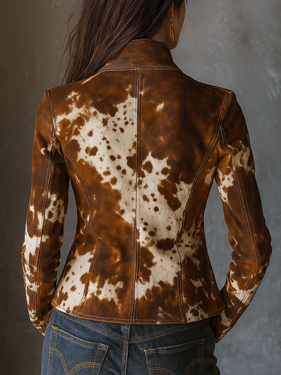 Sophia | Brown Suede Jacket for Women