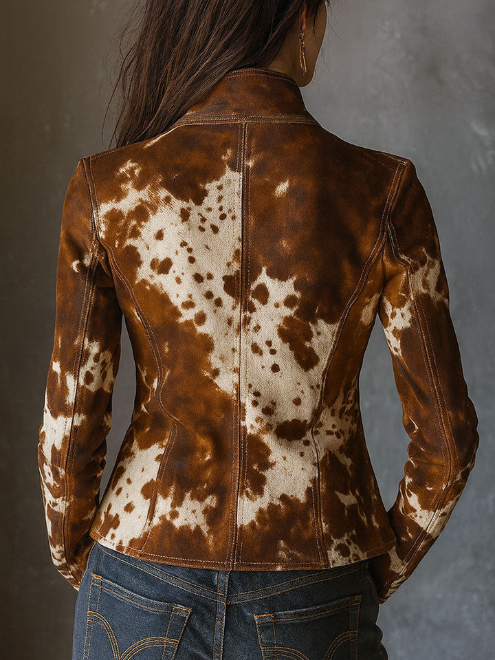 Sophia | Brown Suede Jacket for Women