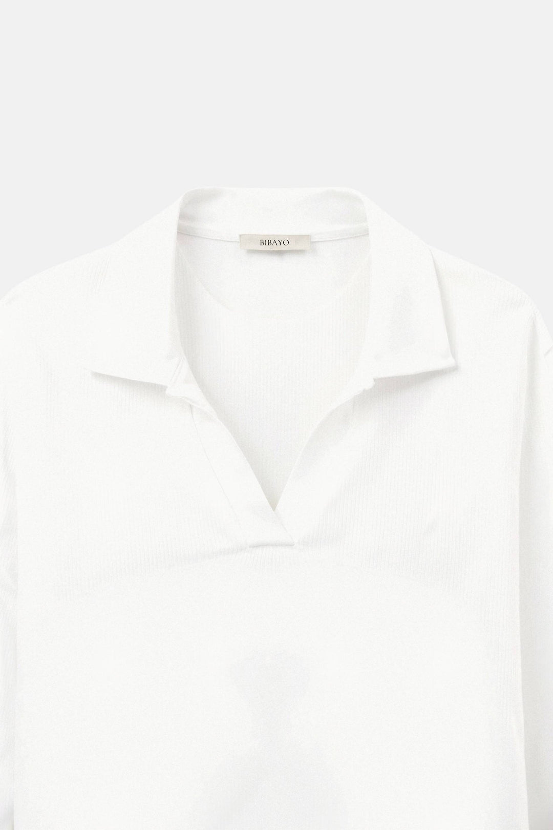 Abigail | Ribbed Knit Polo Shirt for Women