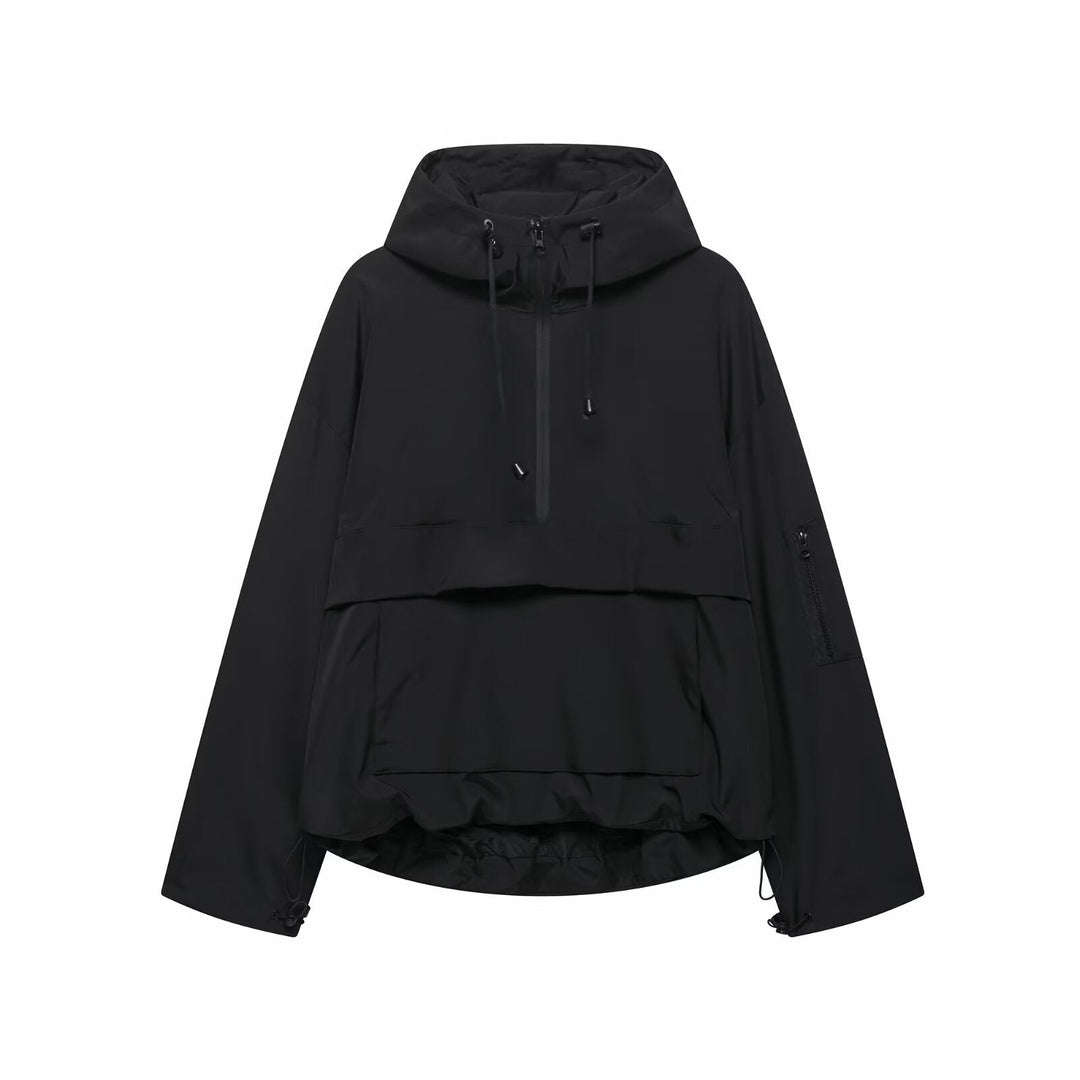 Holly | Hooded Zip-Up Anorak Jacket for Women