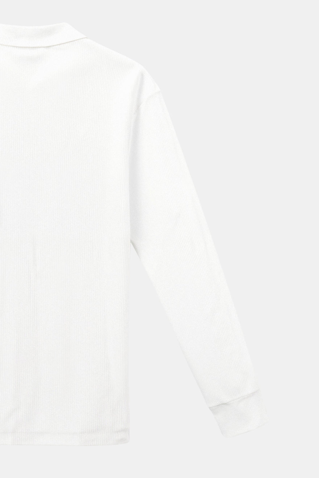 Abigail | Ribbed Knit Polo Shirt for Women
