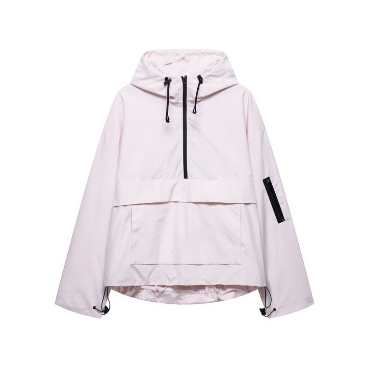 Holly | Hooded Zip-Up Anorak Jacket for Women