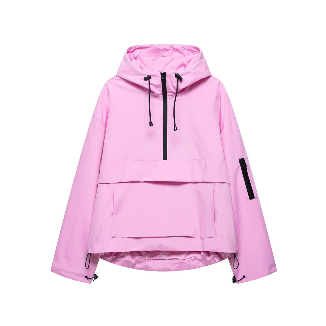 Holly | Hooded Zip-Up Anorak Jacket for Women