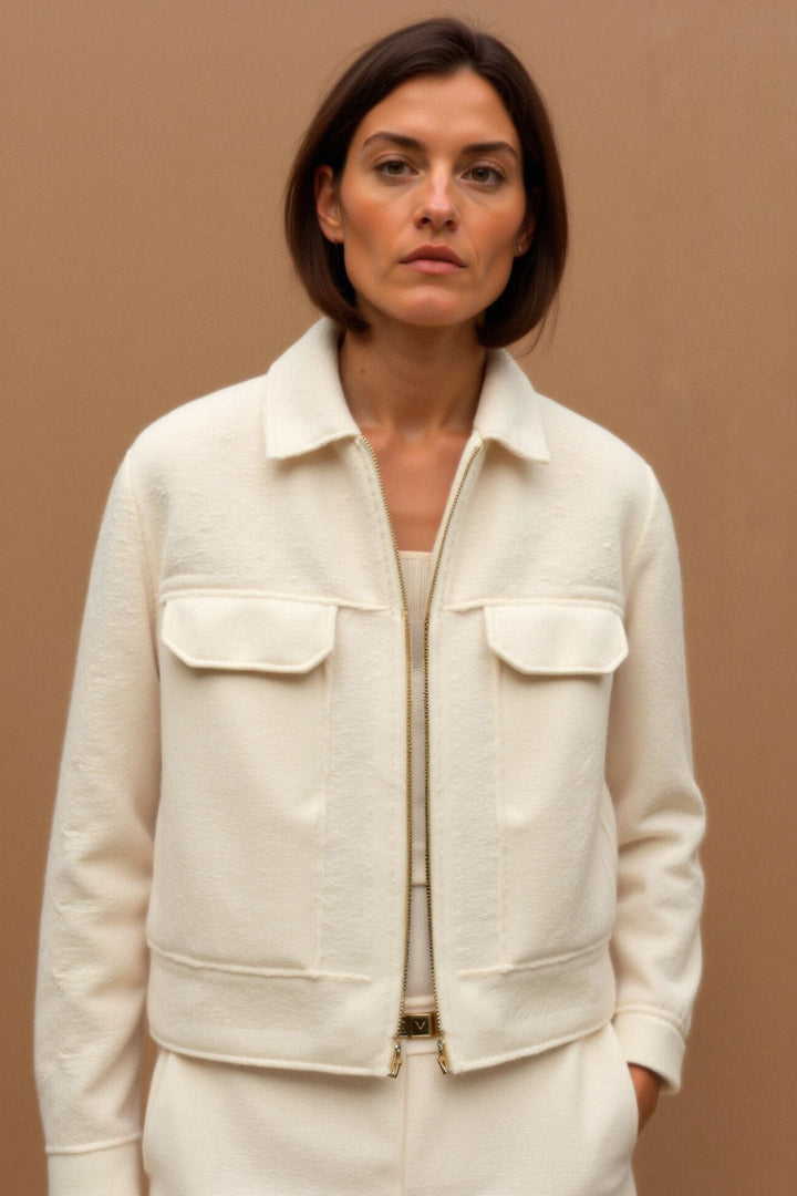 Aurora | Polo Collar Jacket for Women