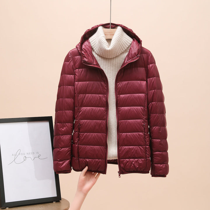 Carol | Cropped Hooded Quilted Jacket for Women