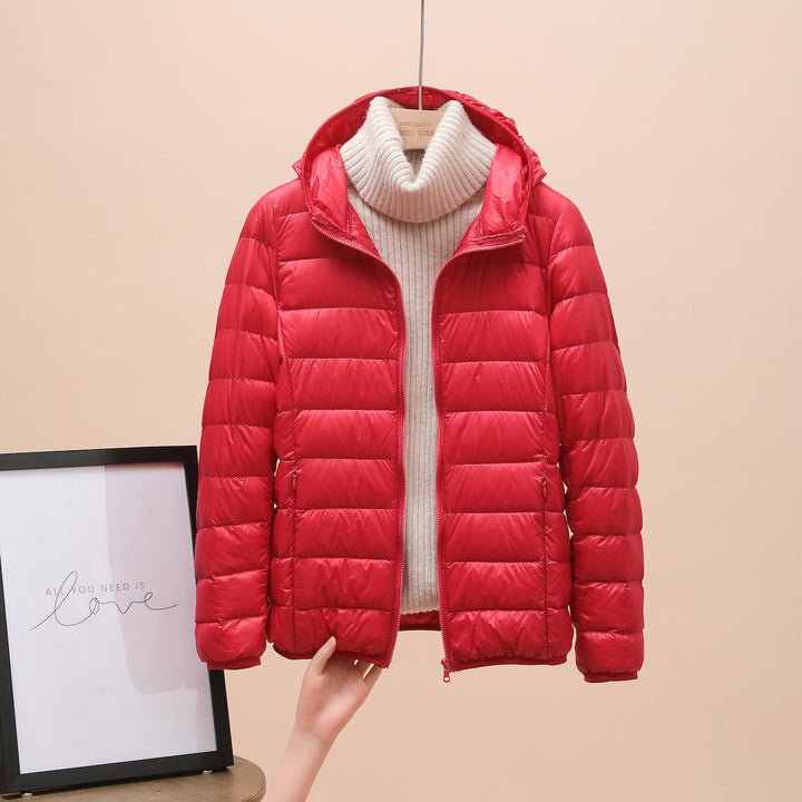 Carol | Cropped Hooded Quilted Jacket for Women