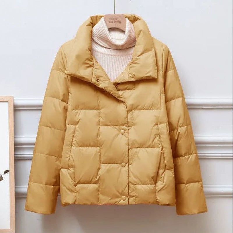Adeline | Cropped Quilted Puffer Jacket for Women