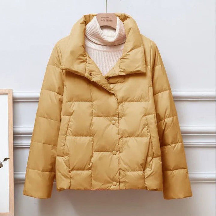 Adeline | Cropped Quilted Puffer Jacket for Women