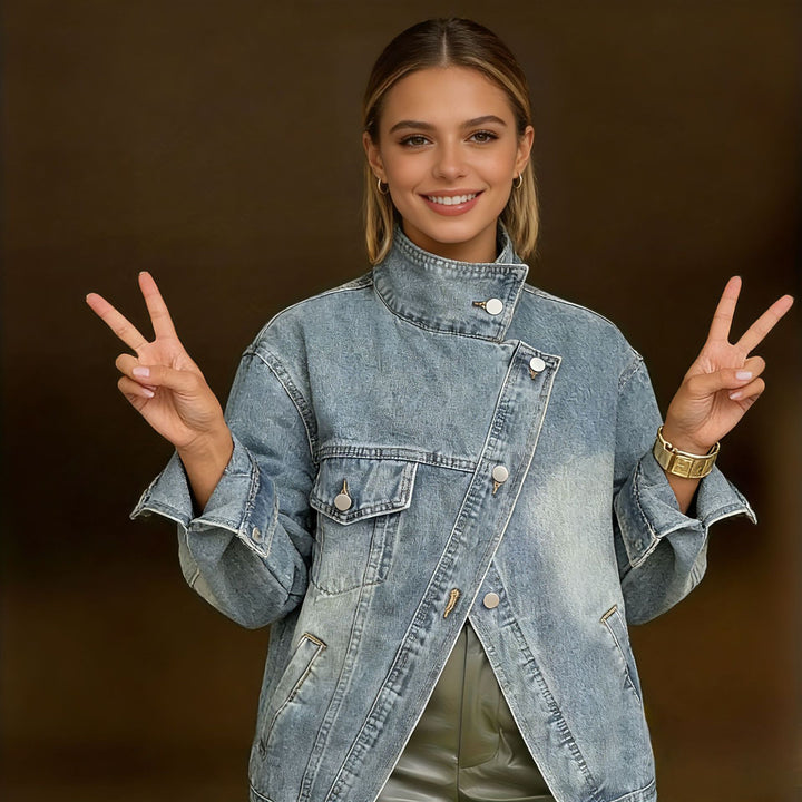 Kylie | Oversized Denim Jean Jacket for Women
