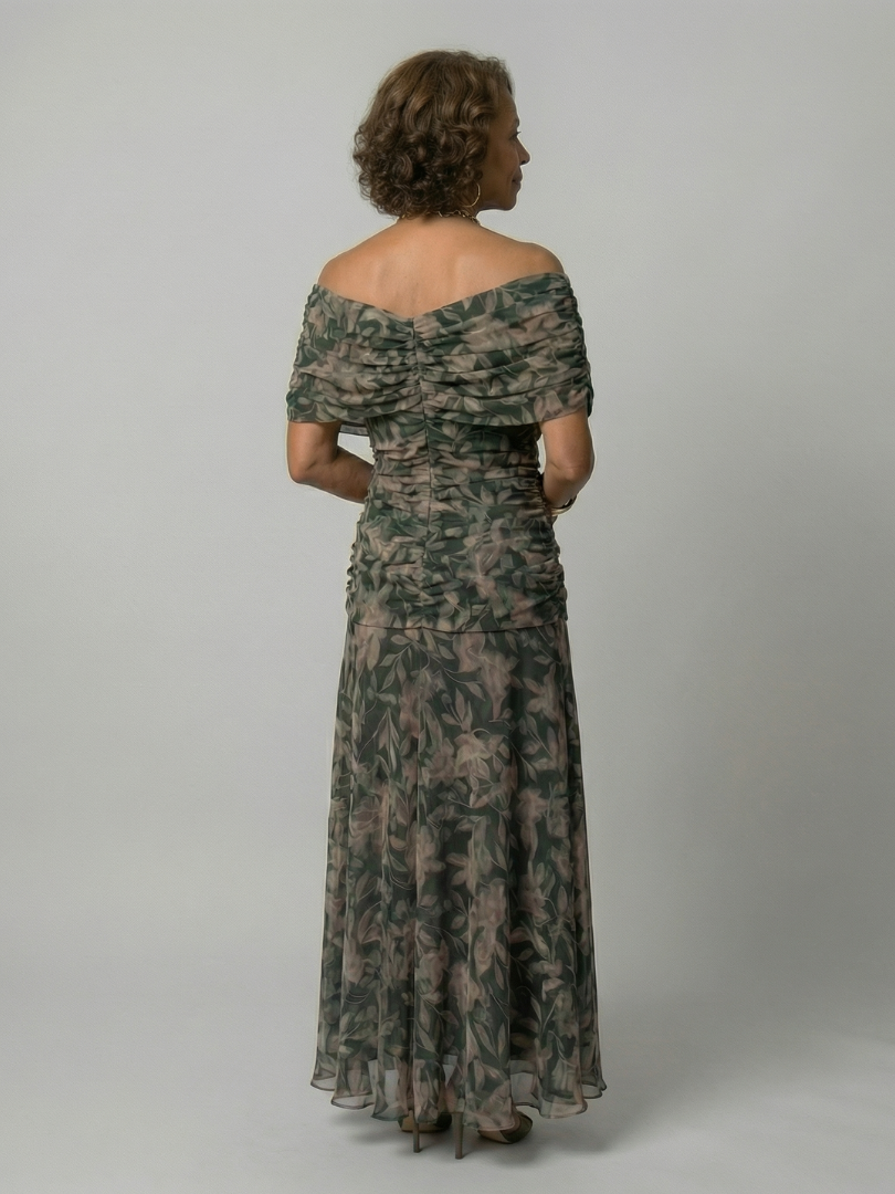 Elegant Midi Dress Women – Off-Shoulder Bodycon