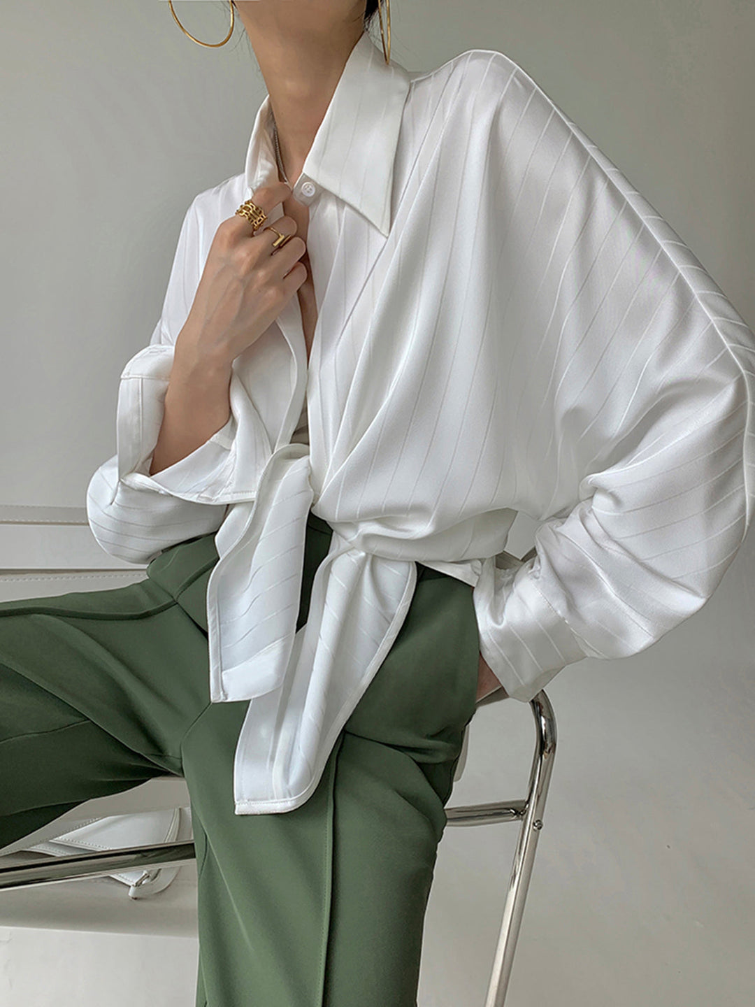 Jean | Oversized Button-Up Shirt for Women