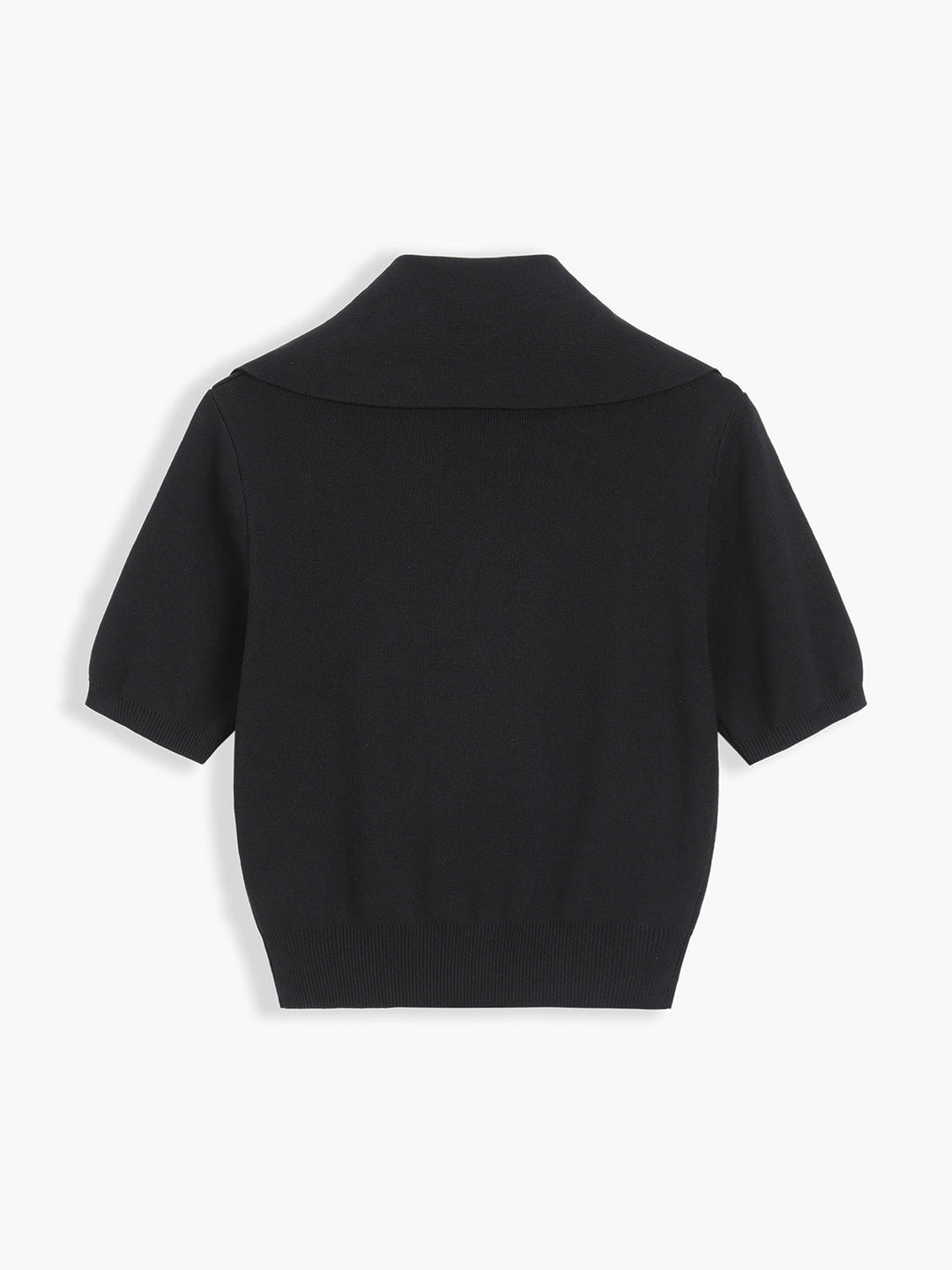 Willa | V-Neck Knit Crop Top for Women