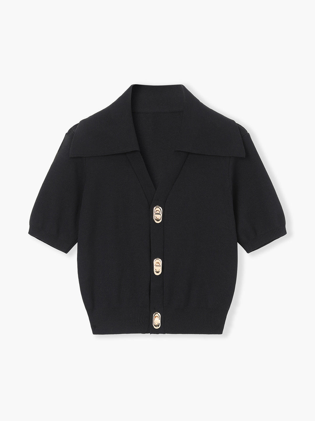 Willa | V-Neck Knit Crop Top for Women