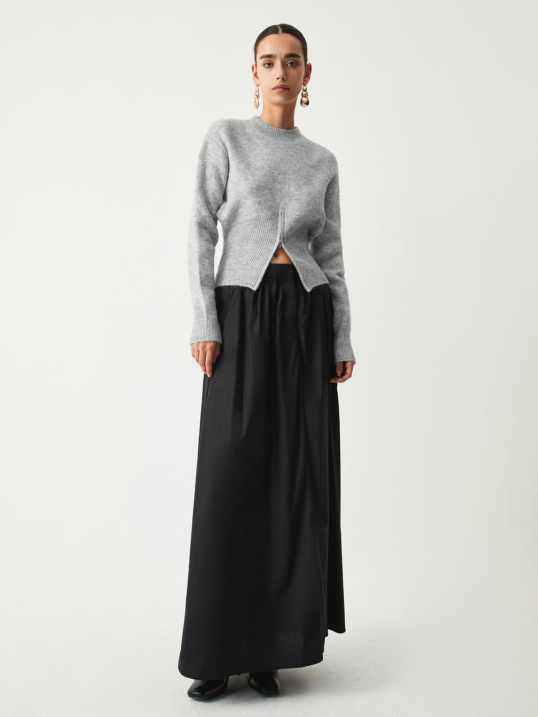 Rosalie | Half-Zip High Neck Sweater for Women