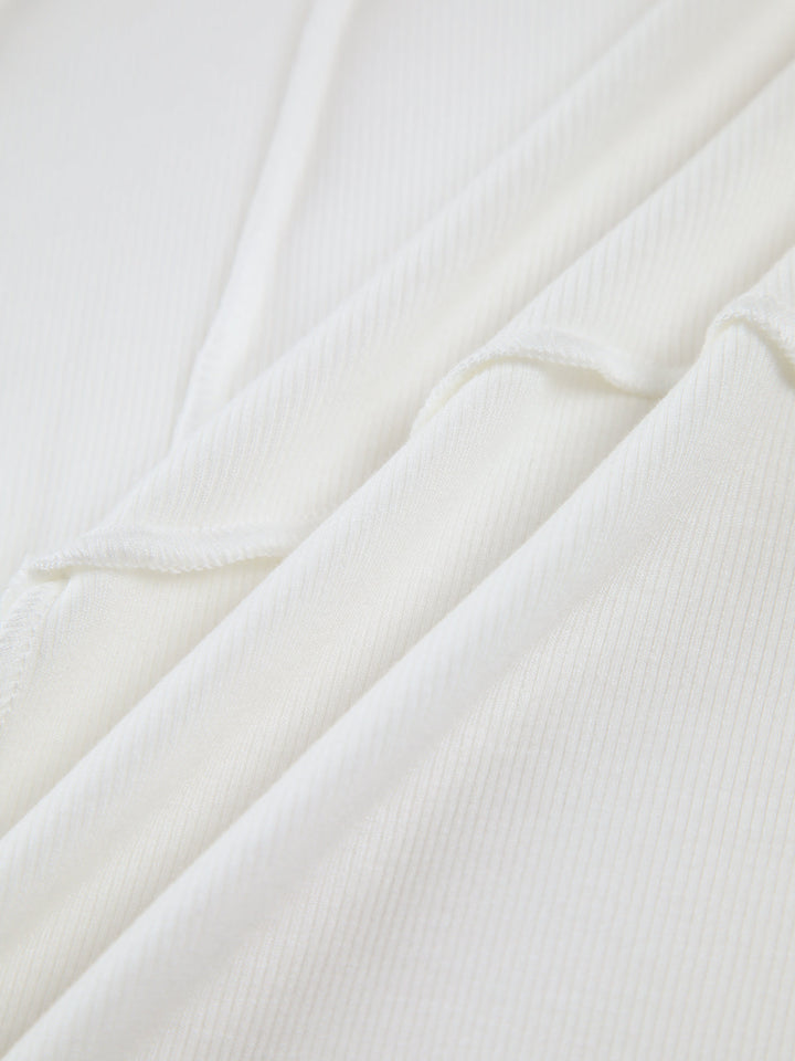Nell | Ribbed Crew Neck Top for Women