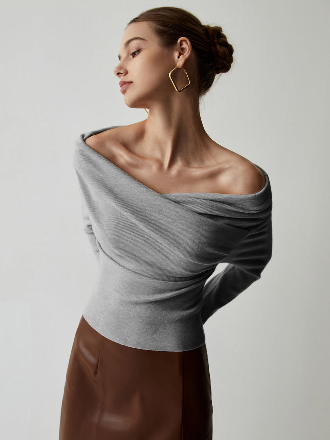 Marcia | Off-Shoulder Knit Top for Women