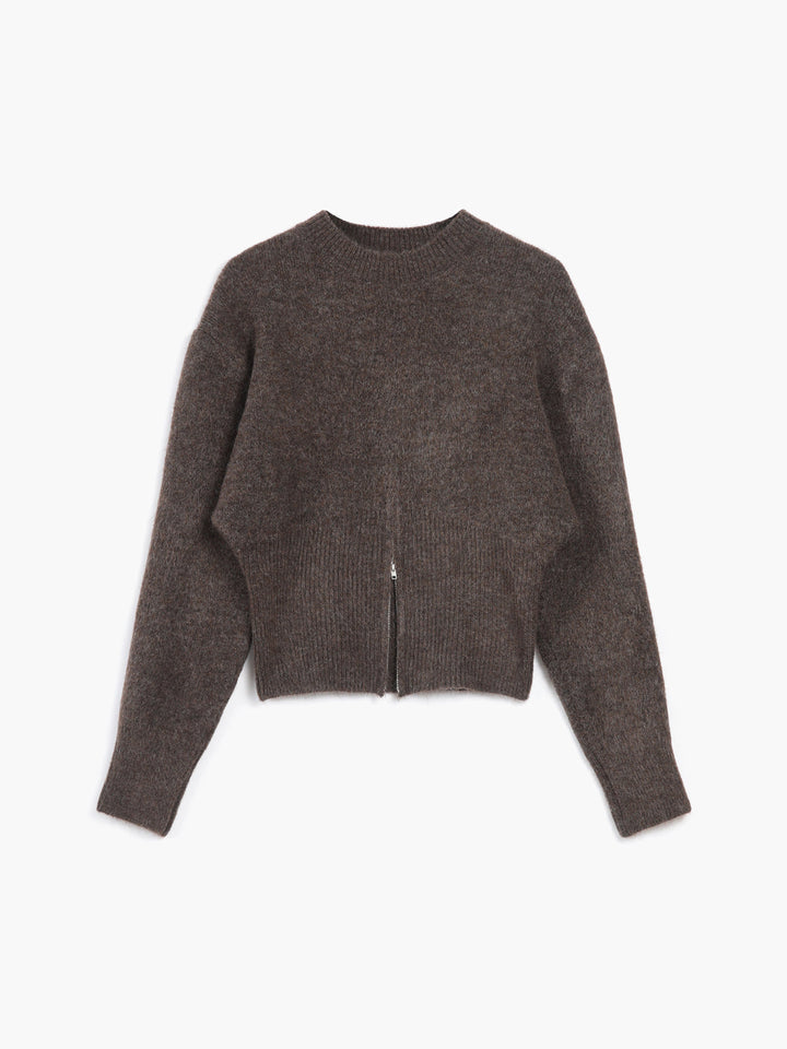 Rosalie | Half-Zip High Neck Sweater for Women
