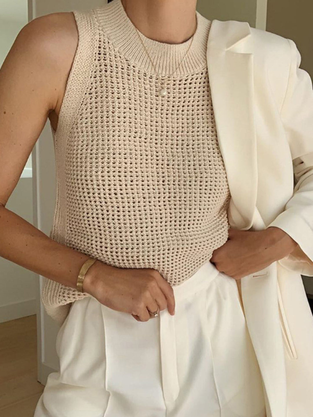 Opal | Sleeveless Knit Tank Top for Women