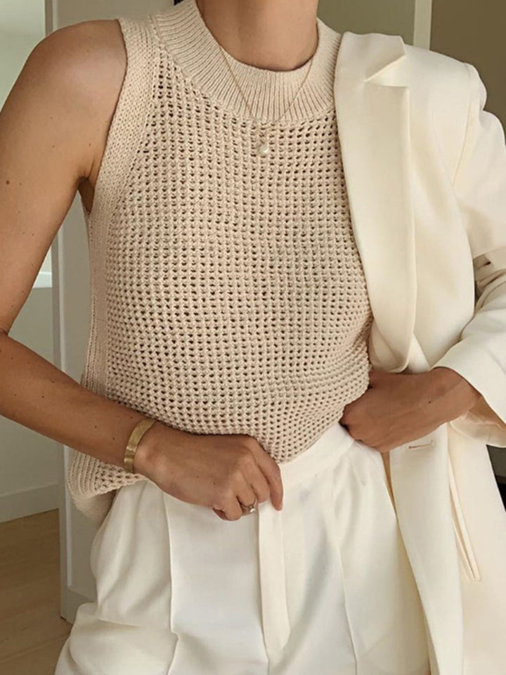 Opal | Sleeveless Knit Tank Top for Women