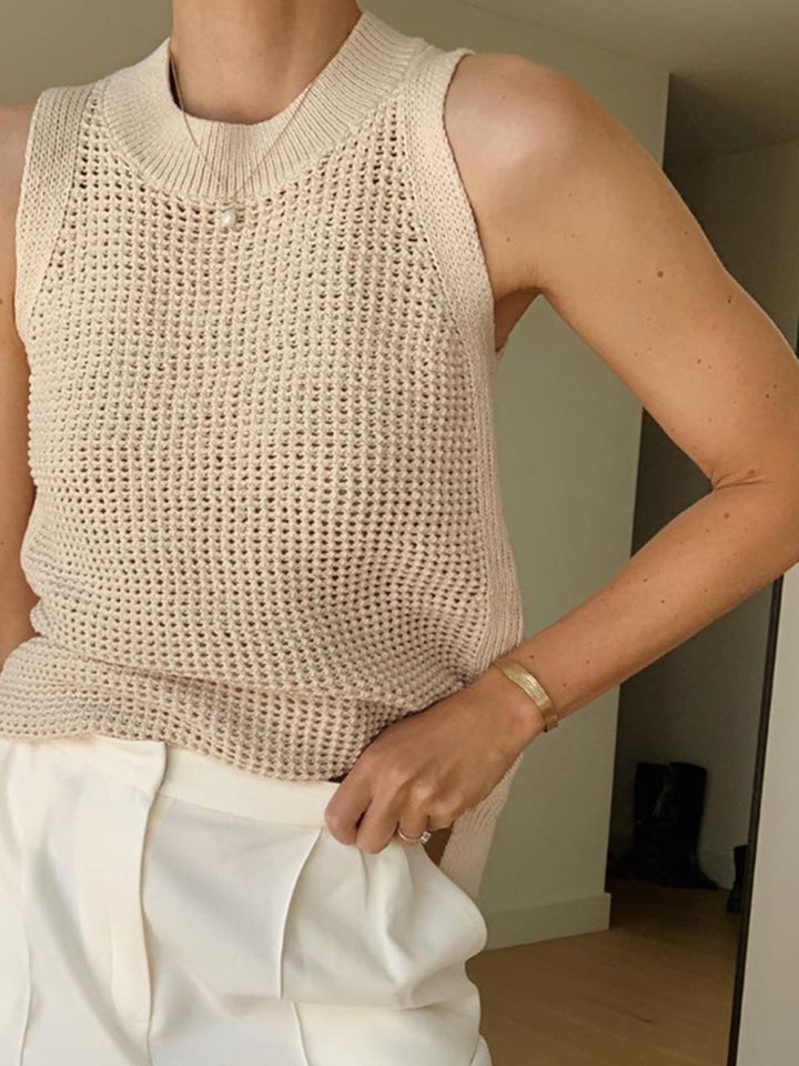 Opal | Sleeveless Knit Tank Top for Women