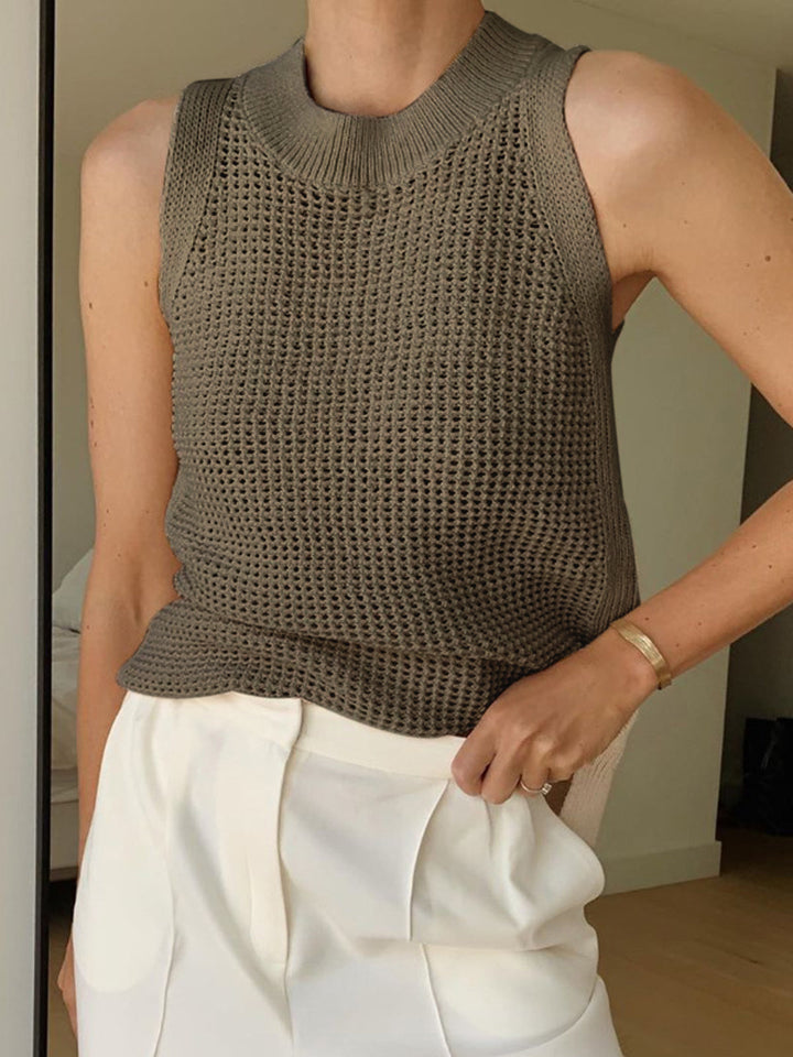 Opal | Sleeveless Knit Tank Top for Women