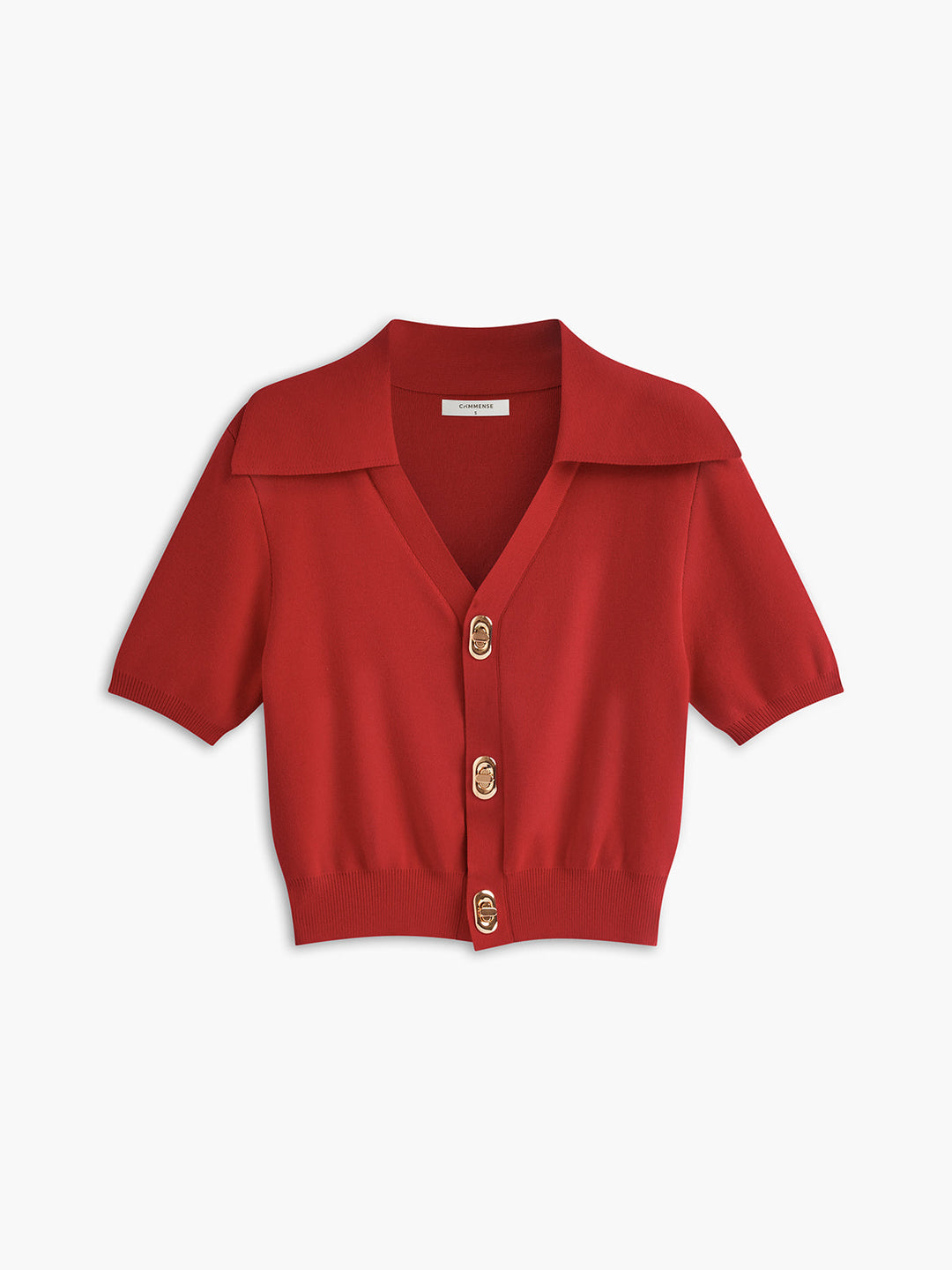 Willa | V-Neck Knit Crop Top for Women