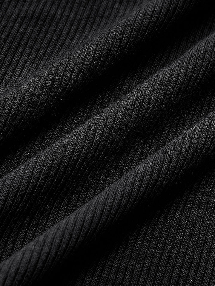 Nell | Ribbed Crew Neck Top for Women