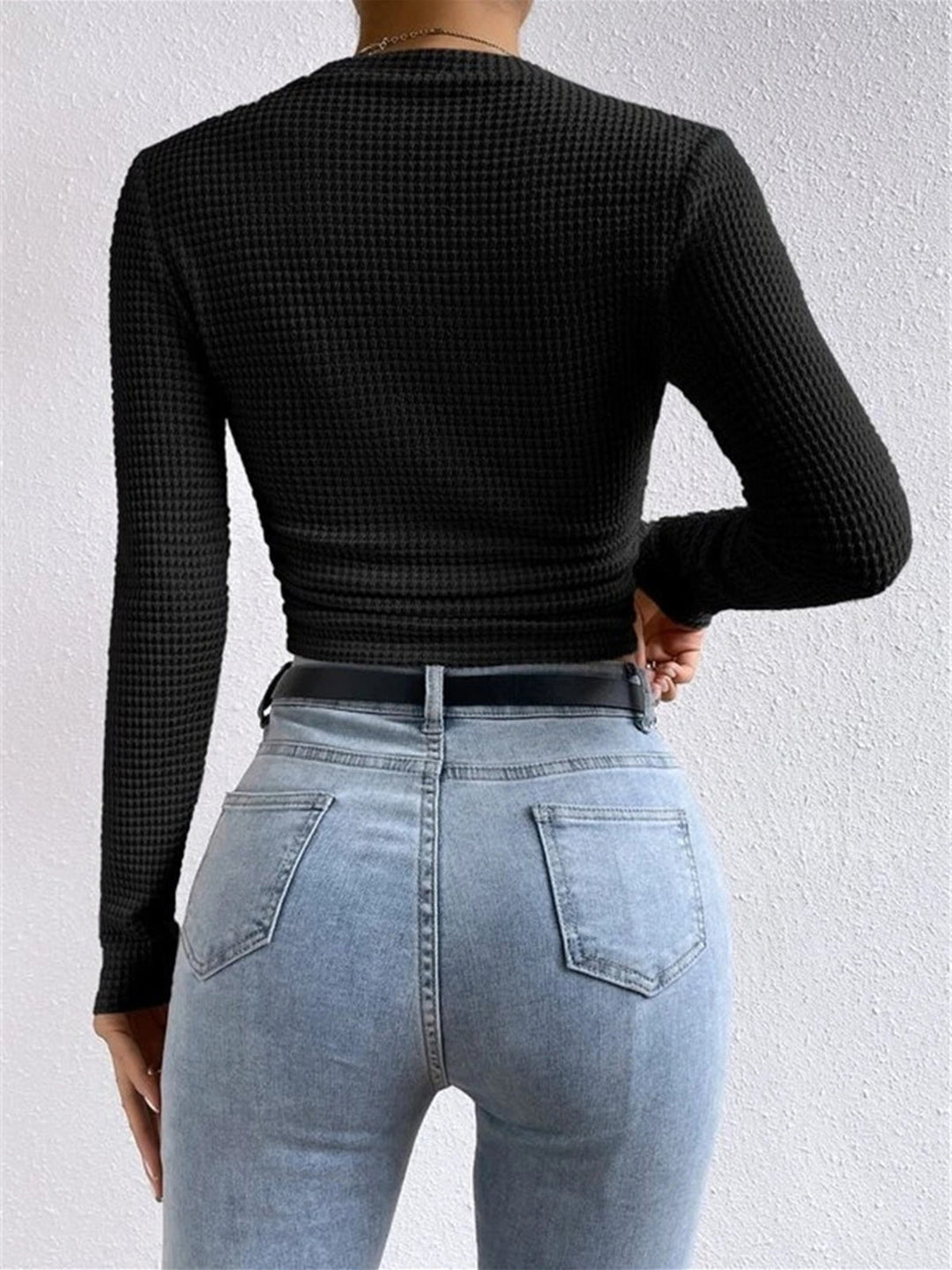 Jolene | Crew Neck Knit Top for Women