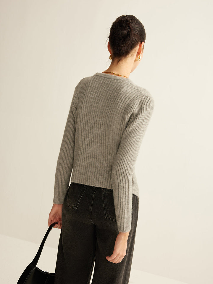 Leona | V-Neck Button-Front Cardigan for Women