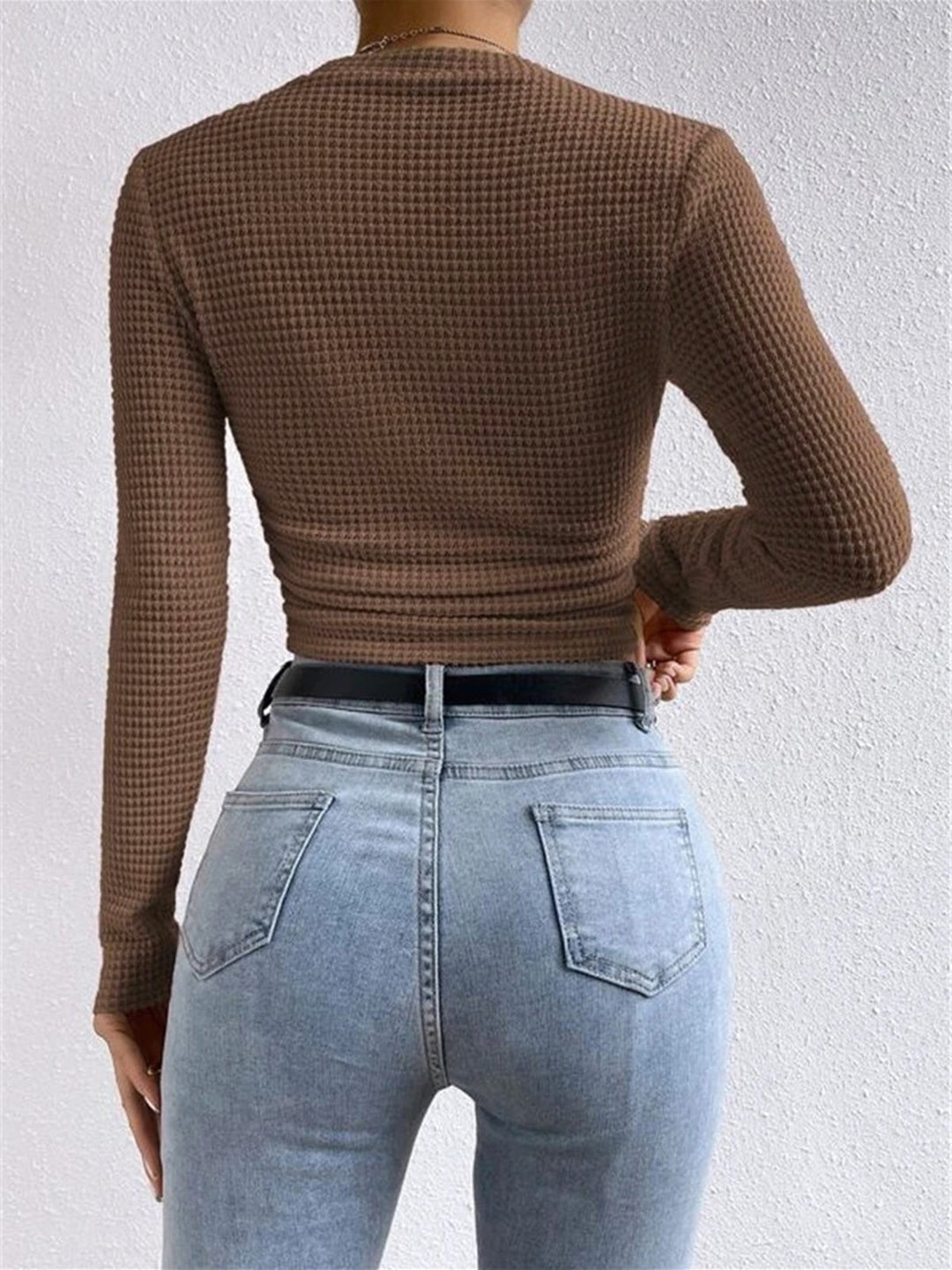 Jolene | Crew Neck Knit Top for Women