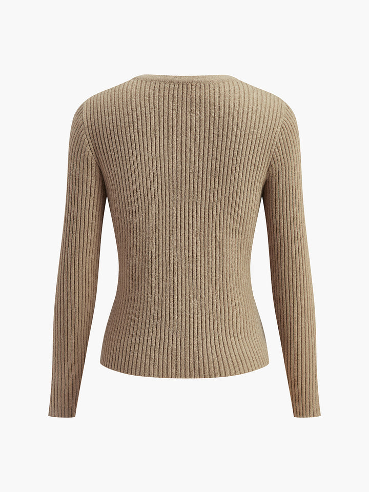 Leona | V-Neck Button-Front Cardigan for Women