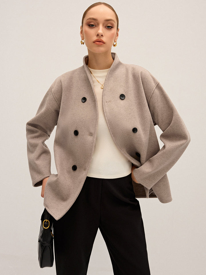 Jacqueline | Oversized Button-Front Utility Jacket for Women