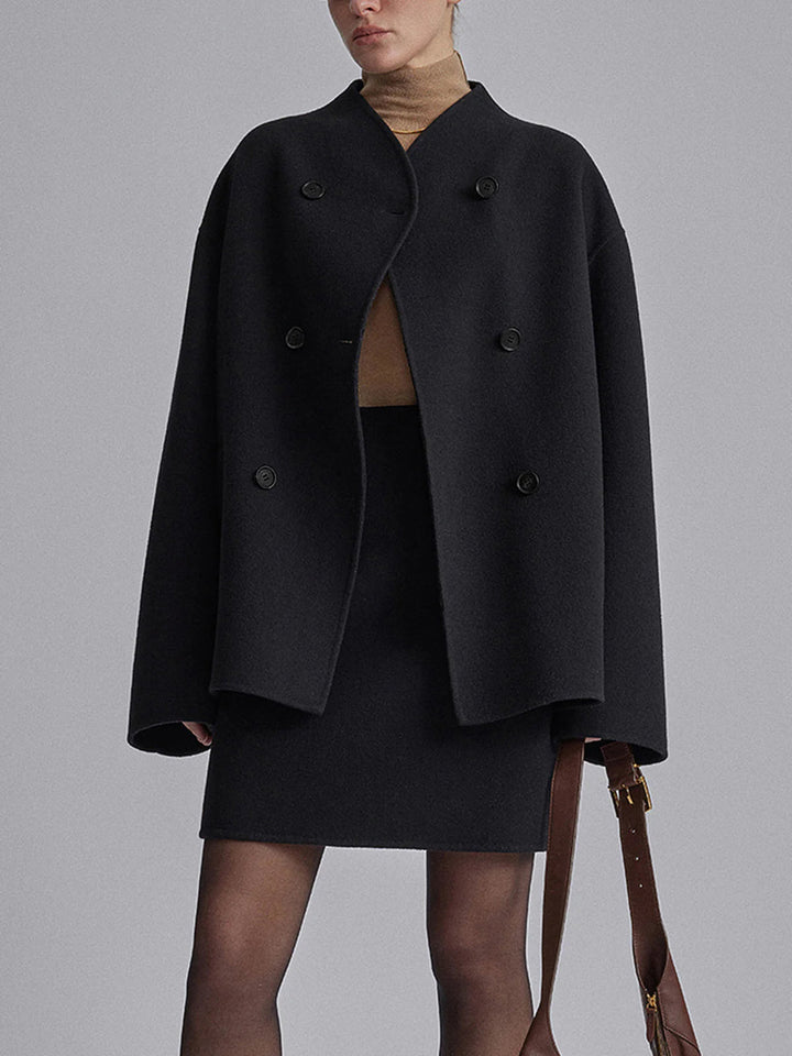 Jacqueline | Oversized Button-Front Utility Jacket for Women