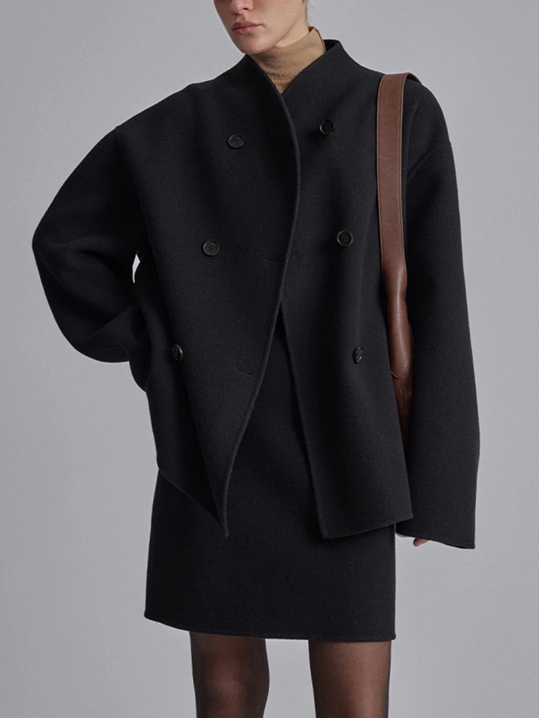 Jacqueline | Oversized Button-Front Utility Jacket for Women