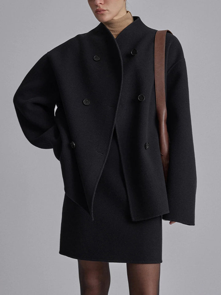 Jacqueline | Oversized Button-Front Utility Jacket for Women