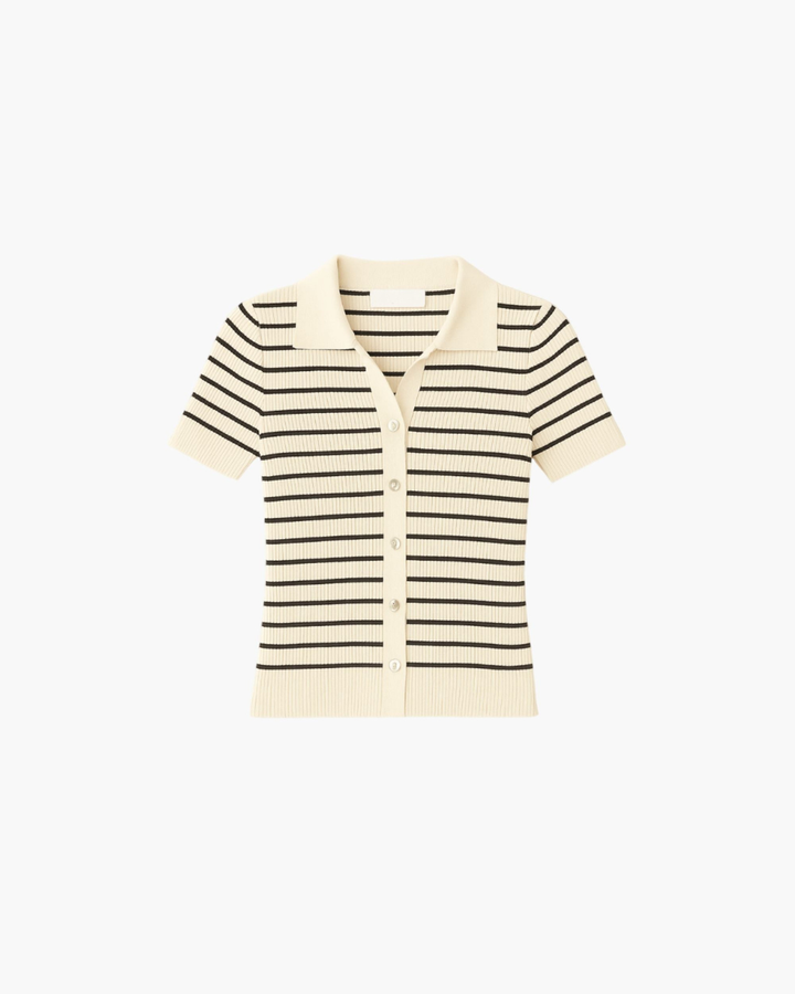 Zoe | Button-Front Black Cardigan for Women