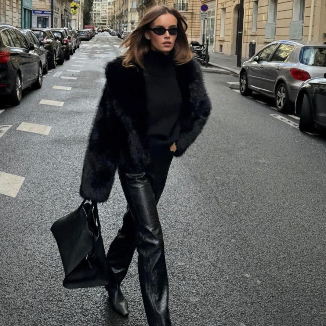 Bianca | Glamorous Faux Fur Coat for Women
