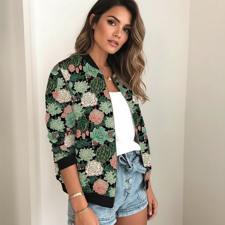 Julia | Graphic Printed Jacket for Women