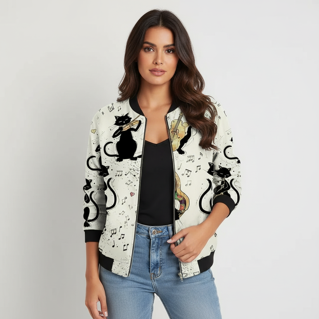 Julia | Graphic Printed Jacket for Women