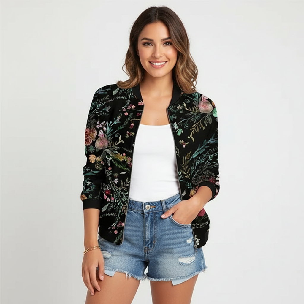 Julia | Graphic Printed Jacket for Women