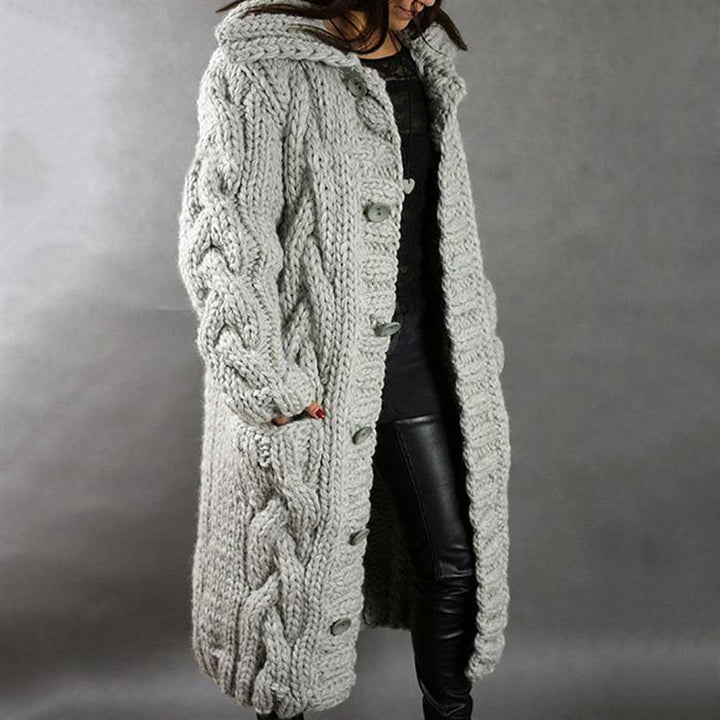 Nova | Oversized Long Knit Cardigan for Women