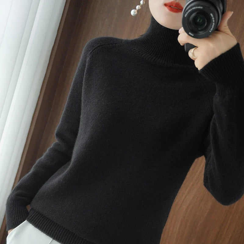 Riley | Cashmere Turtleneck Sweater for Women
